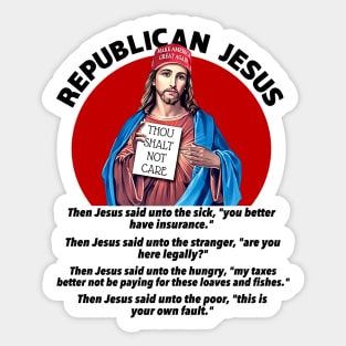 Republican Jesus Sticker